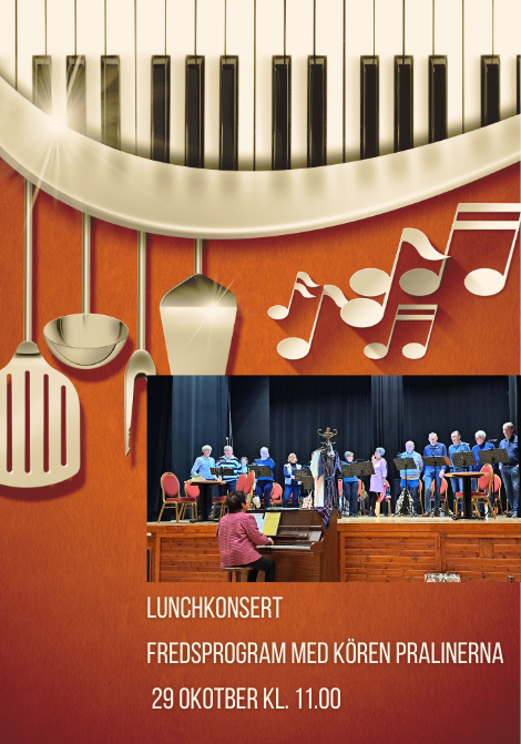 Affisch: Lunchkonsert med Pralinerna